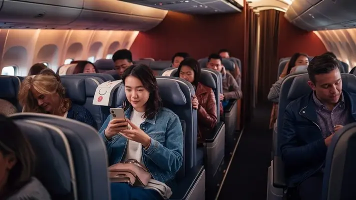 Can you text on Delta flights?