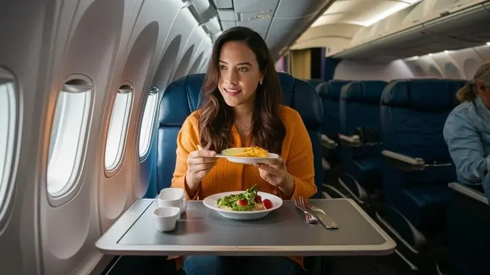 Do you get a meal on Delta International flights?