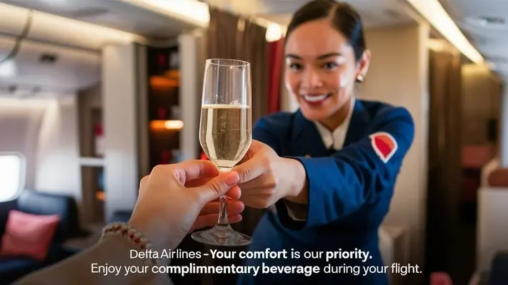 Does Delta serve alcohol?