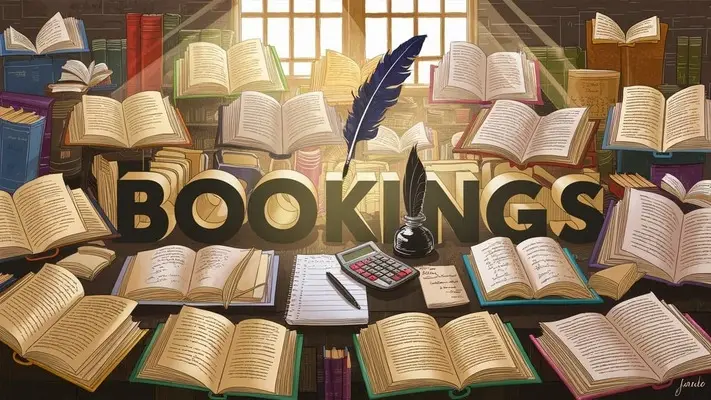 How do you define bookings?