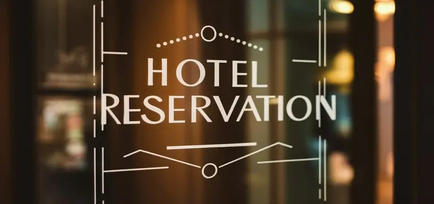 What is reservation in the hotel industry?