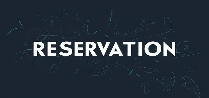 What is reservation with example?