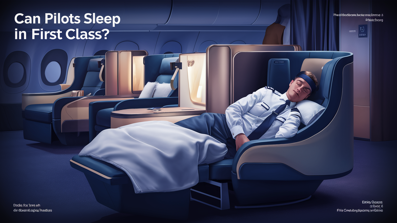 Can pilots sleep in first class?