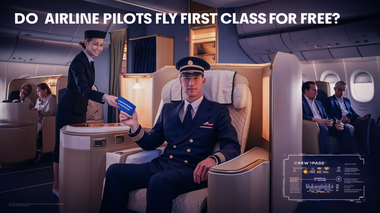 Do airline pilots fly first class for free?