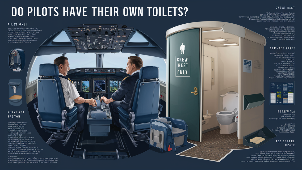 Do pilots have their own toilets?