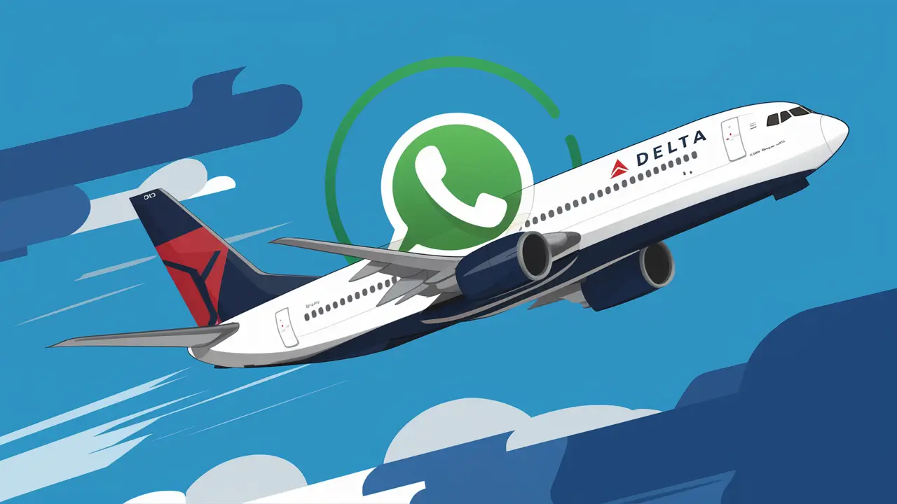 Does Delta have Whatsapp?