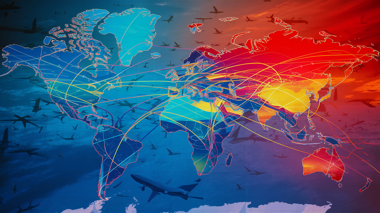 How do airline routes work?