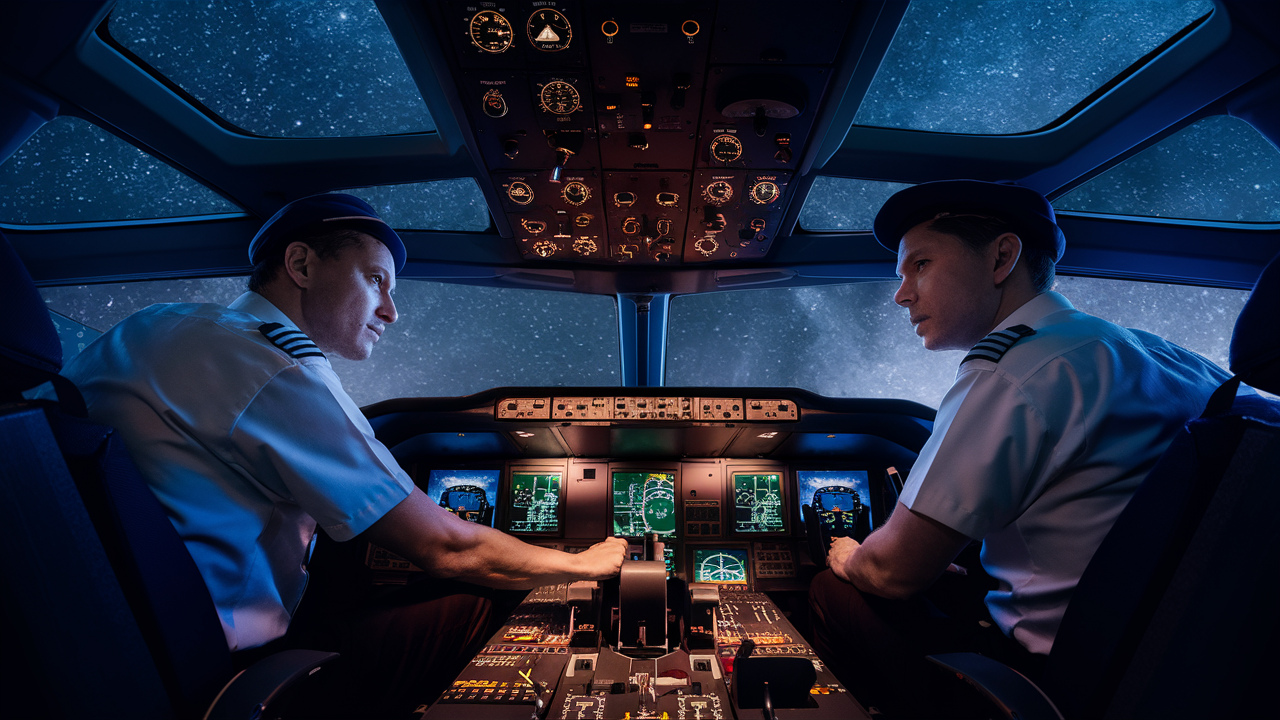 How do pilots see at night?