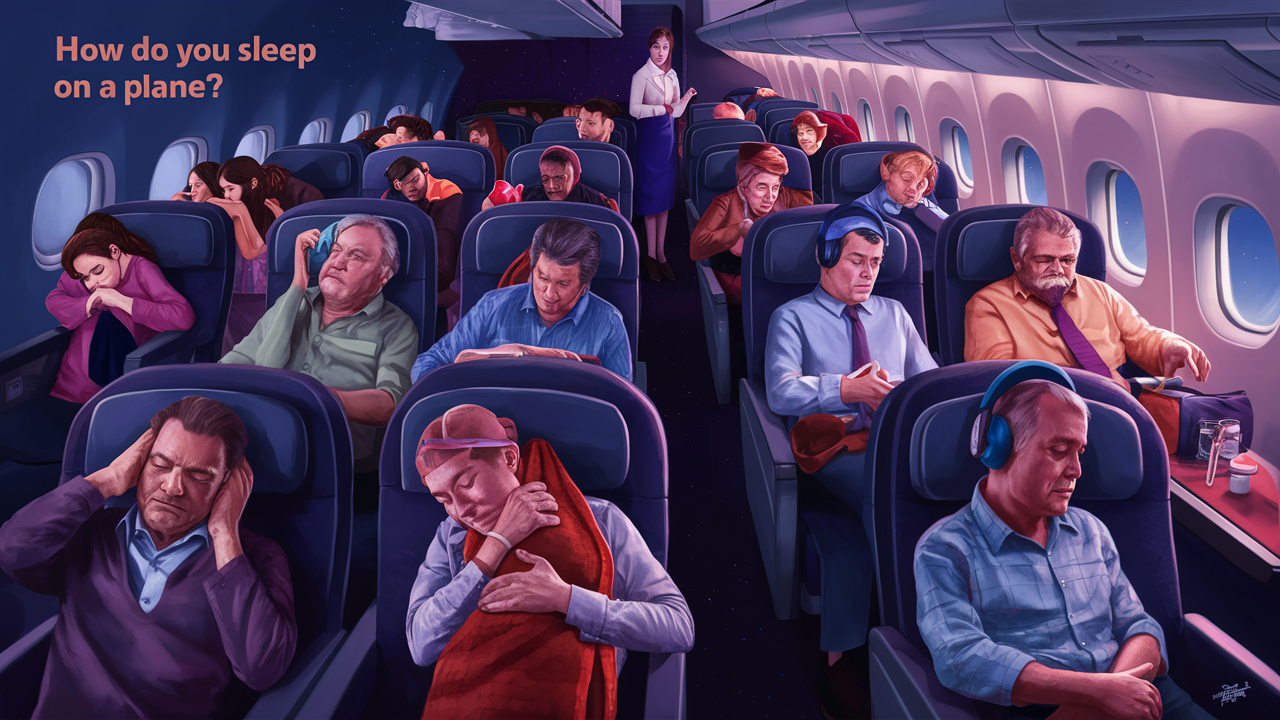 How do you sleep on a plane?