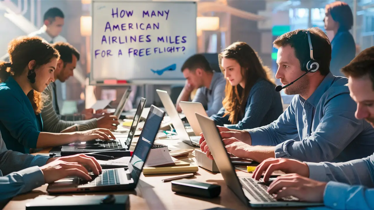 How many American Airlines miles for a free flight?