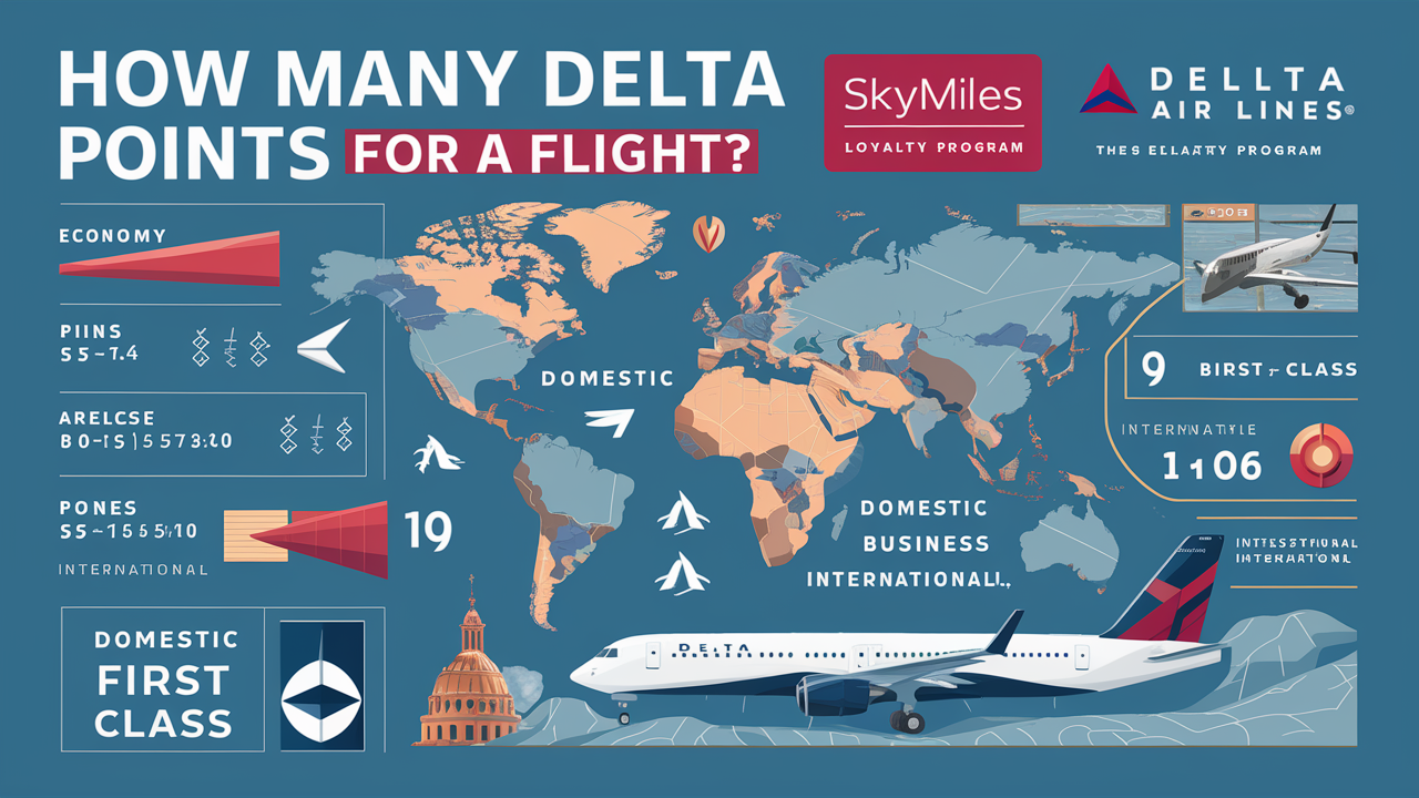 How many Delta points for a flight?