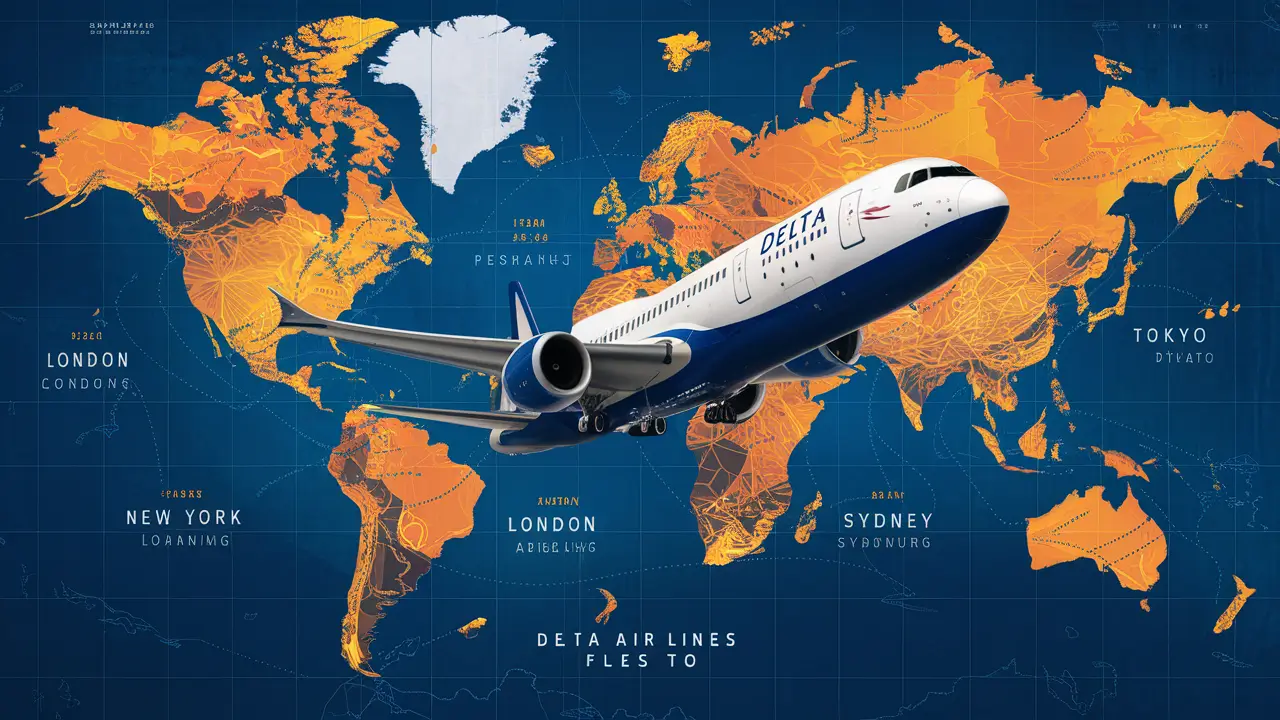 How many destinations does Delta Air Lines fly to?