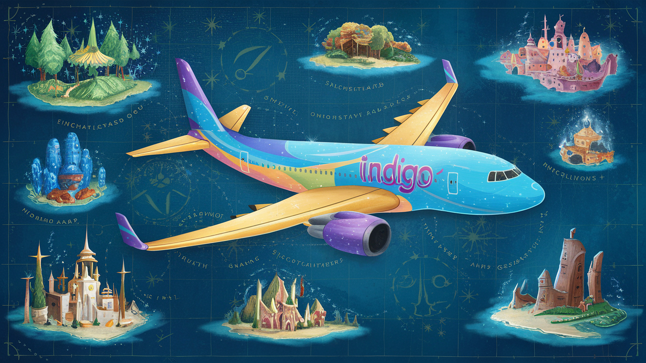 How many destinations does IndiGo fly?