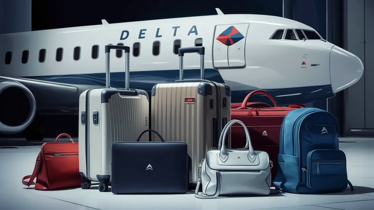 How many kg is hand luggage in Delta Airlines?