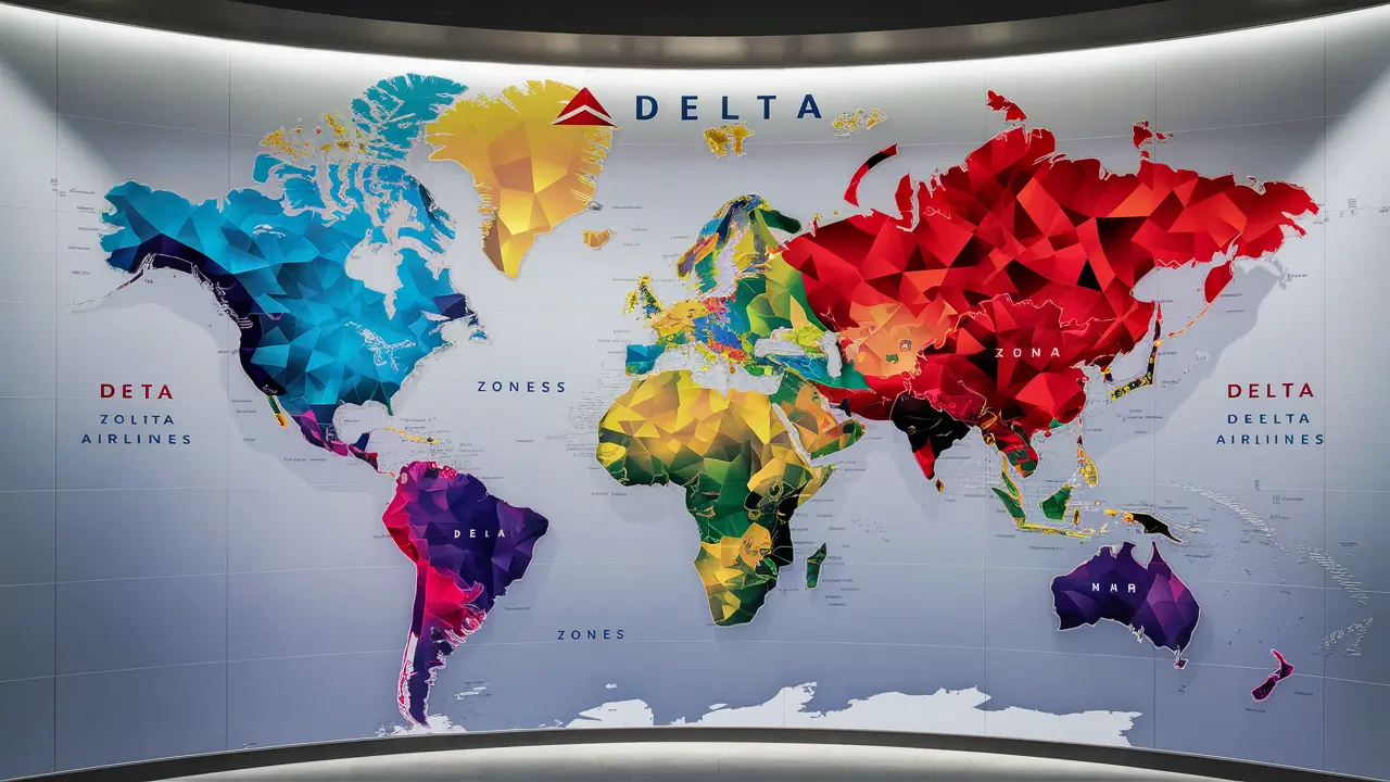 How many zones are on Delta?