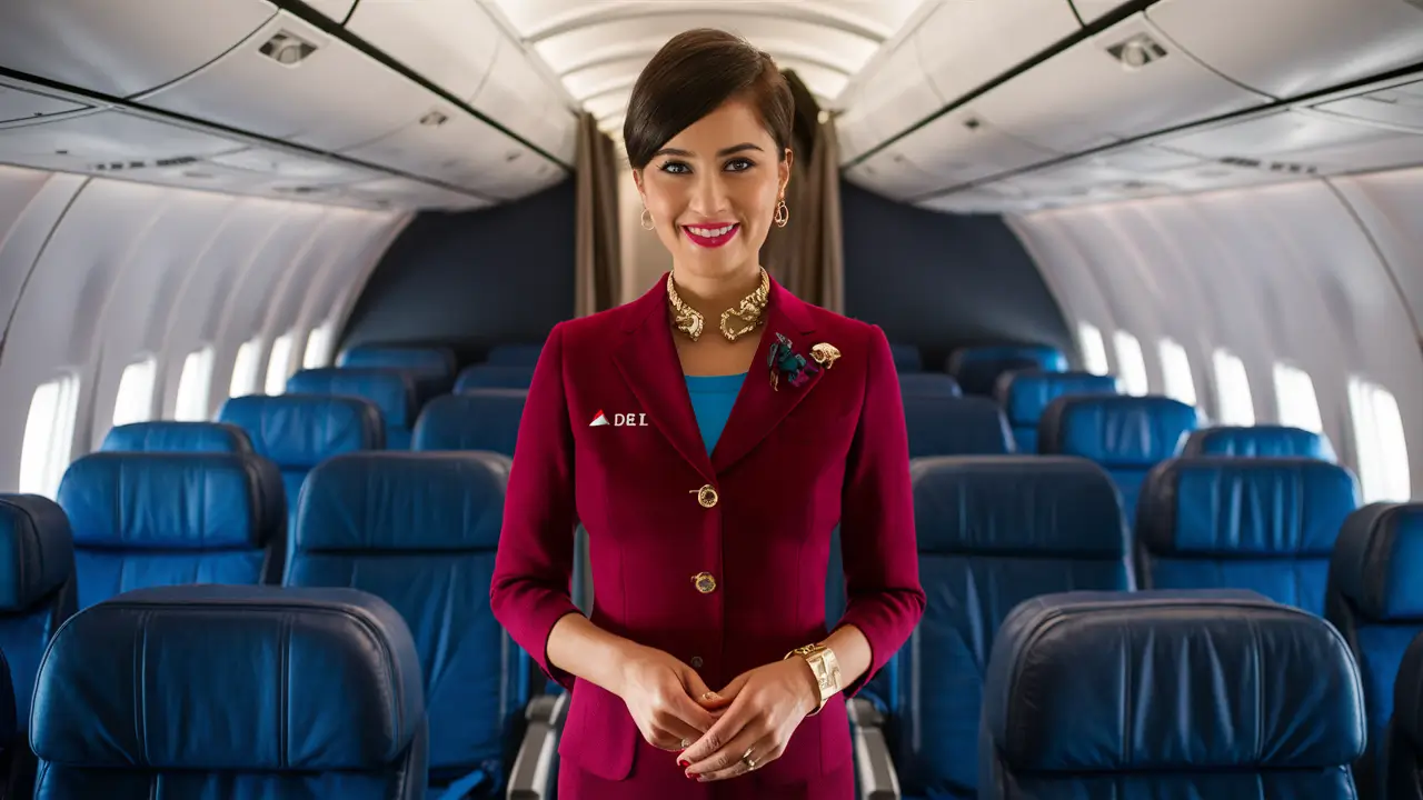 How much does an air hostess get paid at Delta Air Lines?