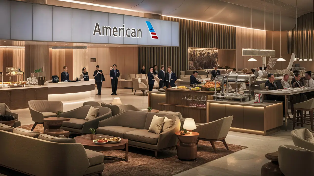 How much is the American Airlines lounge per year?