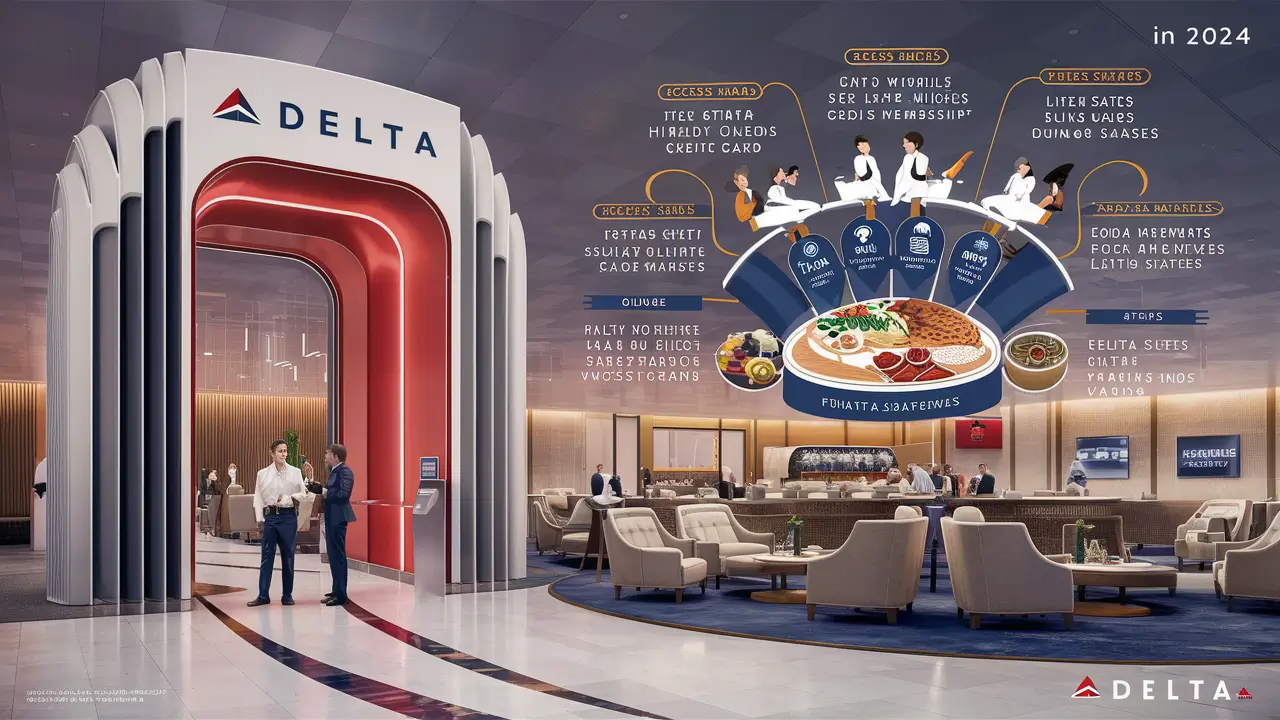 How to get Delta Lounge access in 2024?