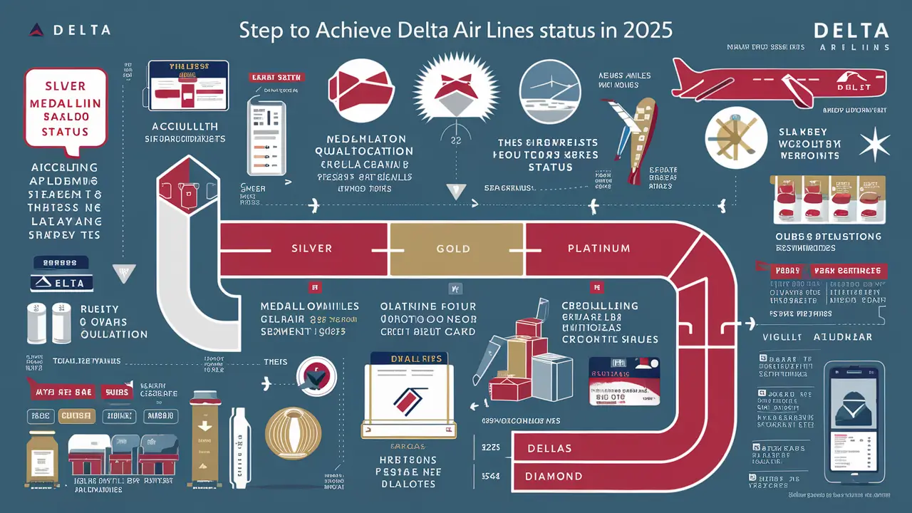 How to get Delta status 2025?