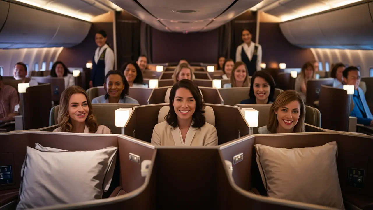 How to get free first class Delta?