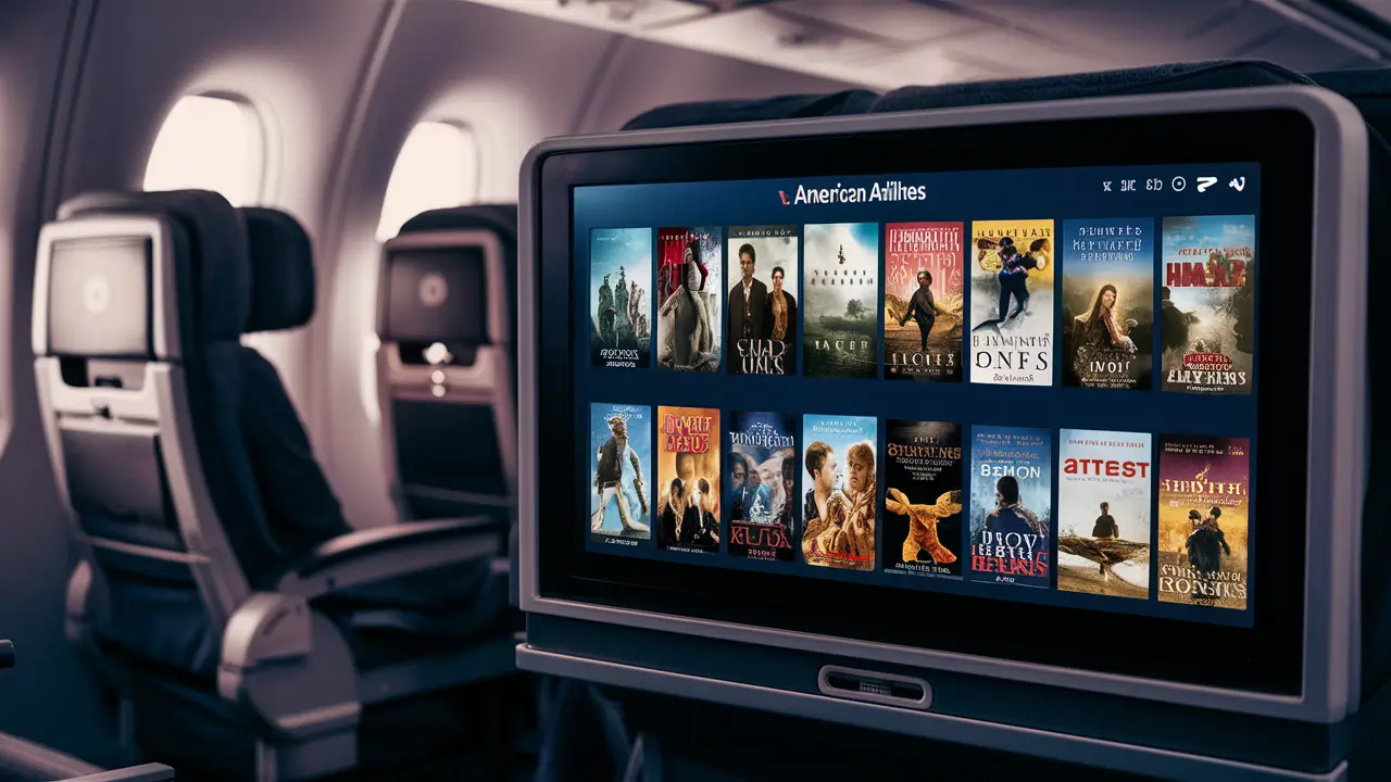 How to watch movies on American Airlines flight?