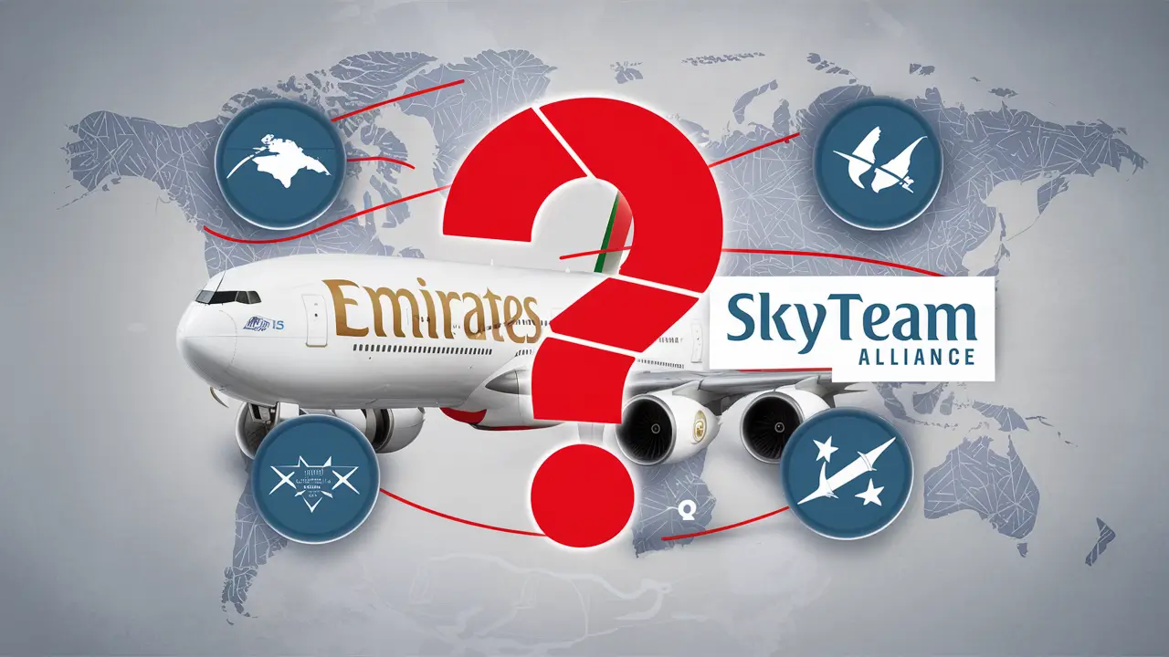 Is Emirates part of SkyTeam?