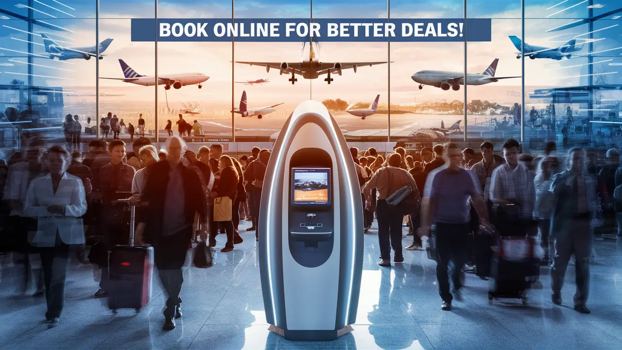 Is it better to book online or at the airport?