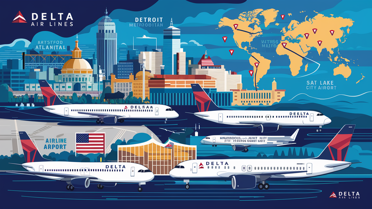 What airline hub is Delta?