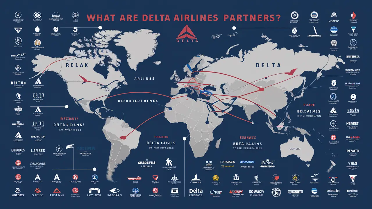 What are Delta airlines' partners?