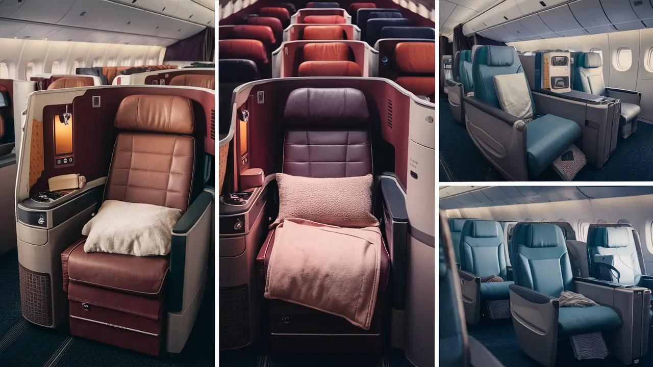 What are the seating options on Delta flights?