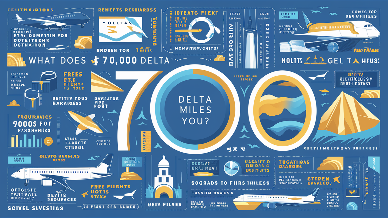 What does 70,000 Delta miles get you?