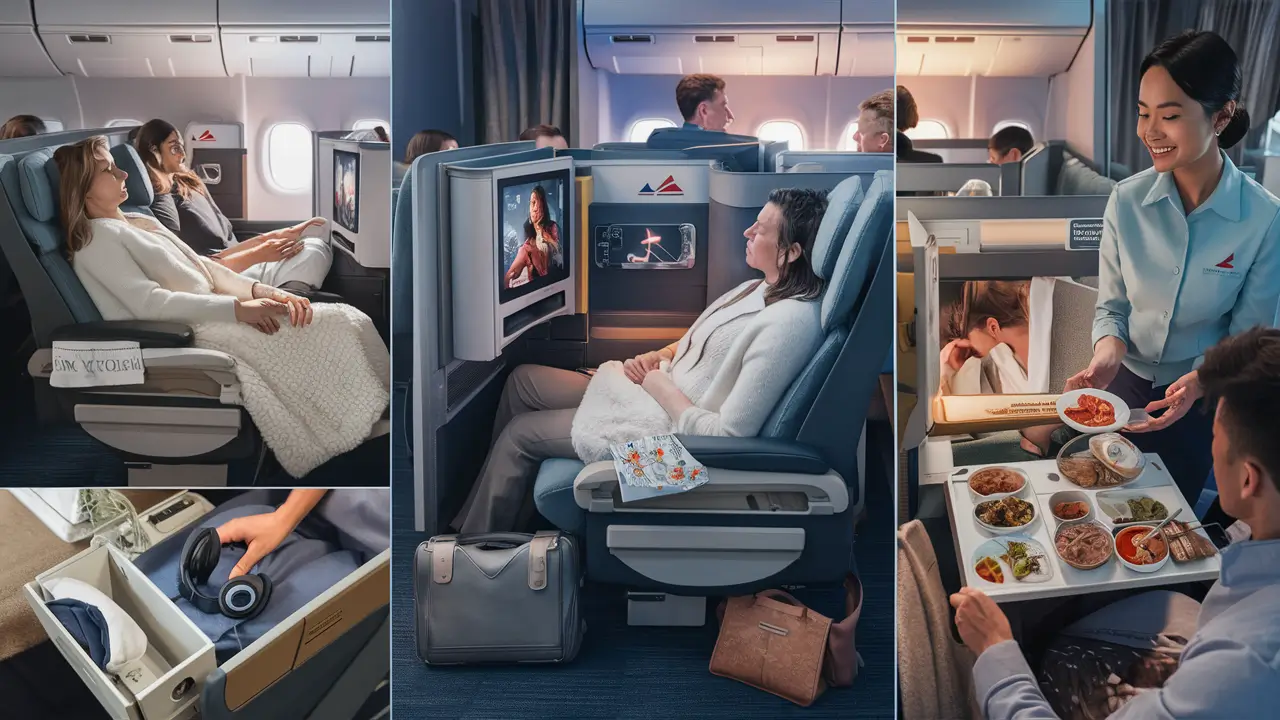 What does Delta provide on long flights?