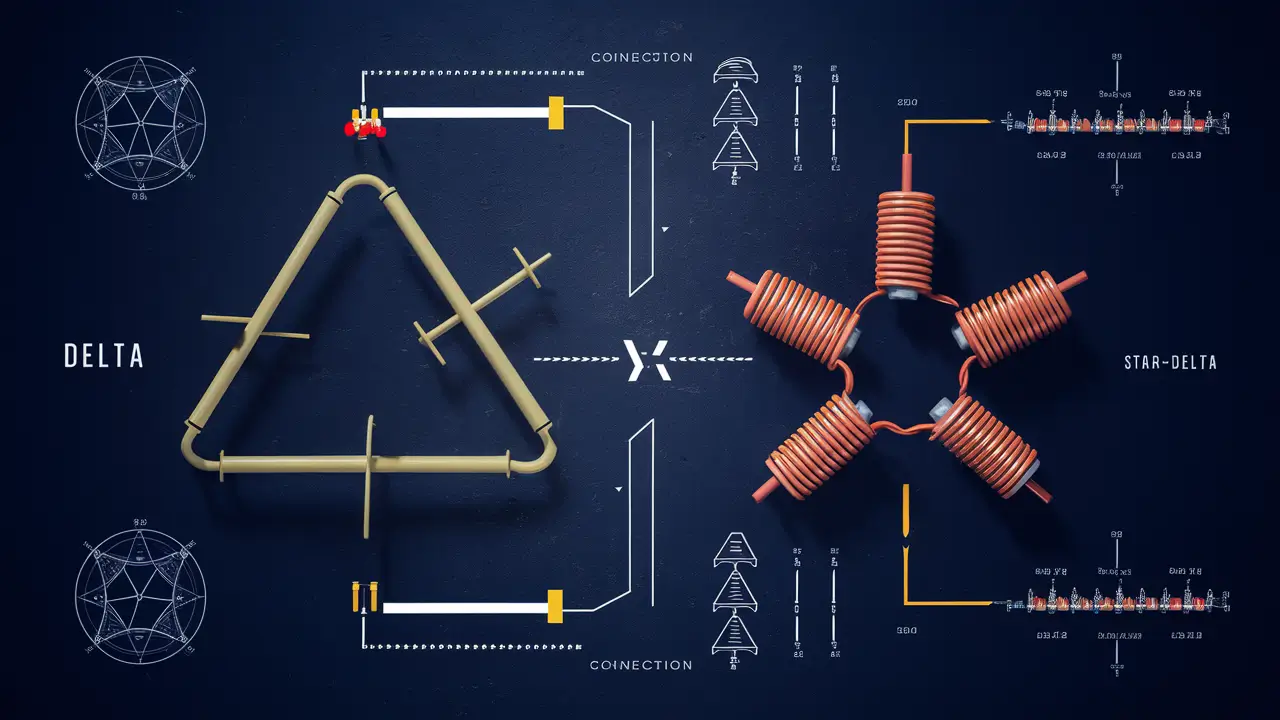 What is Delta vs star-delta?