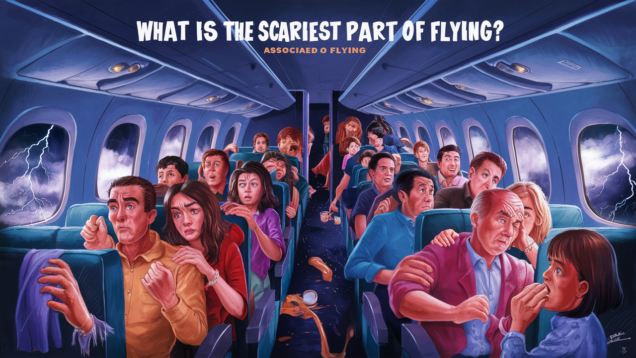 What is the scariest part of flying?