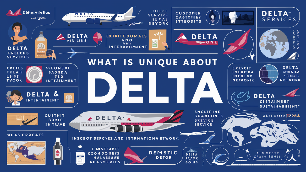 What is unique about Delta?