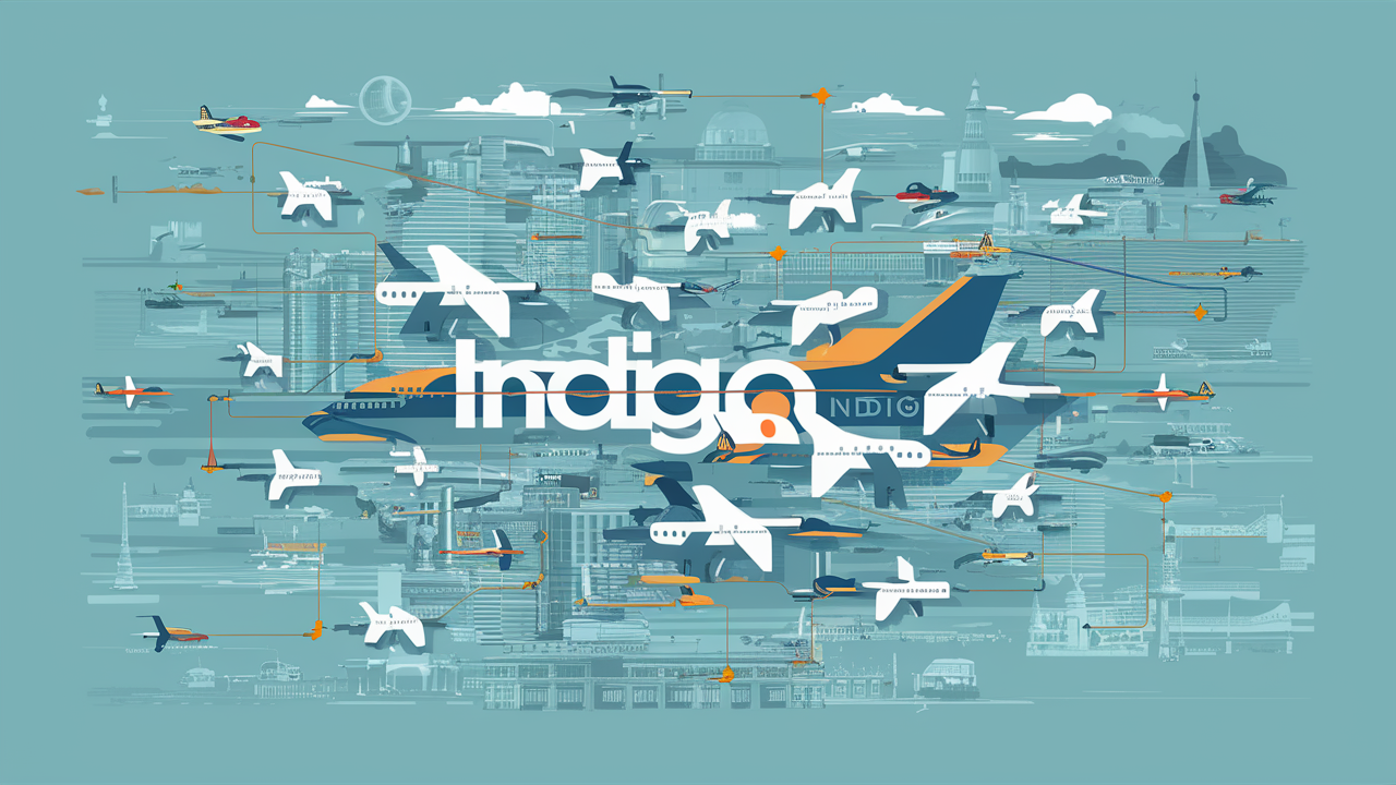 Where all does IndiGo fly?