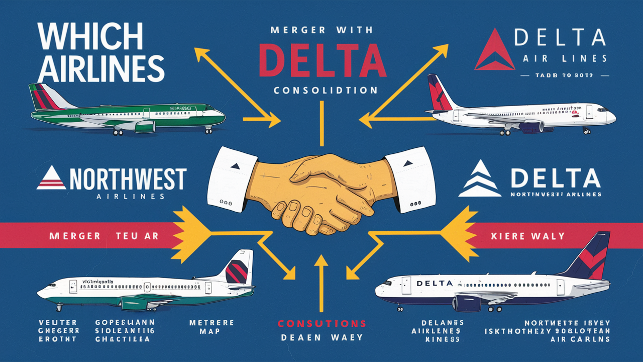 Which airlines merged with Delta?