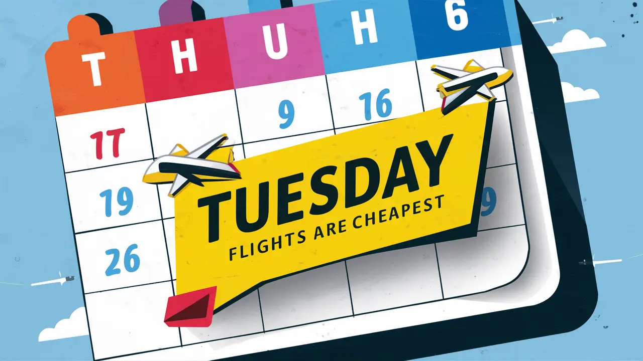 Which day of the week are flights cheapest?