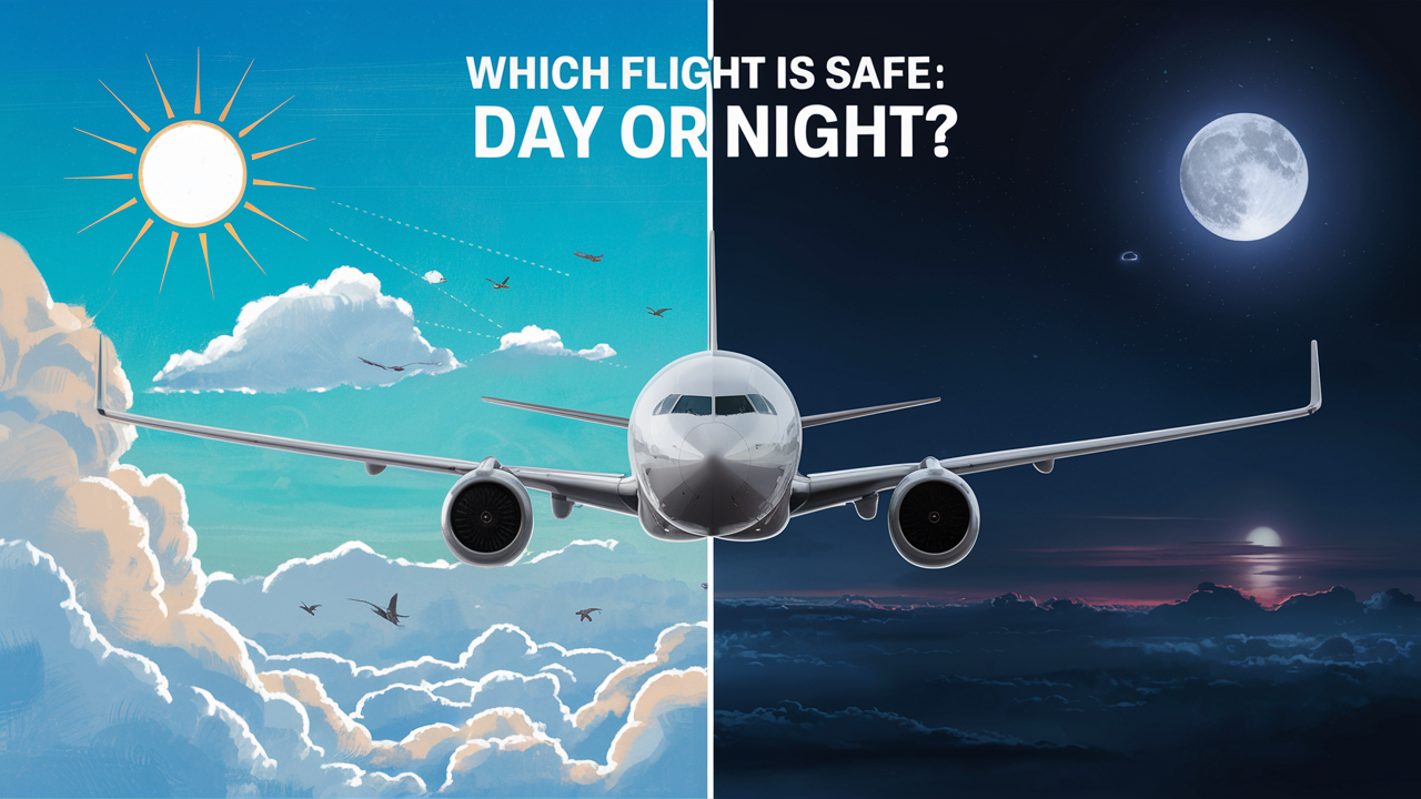 Which flight is safe day or night?