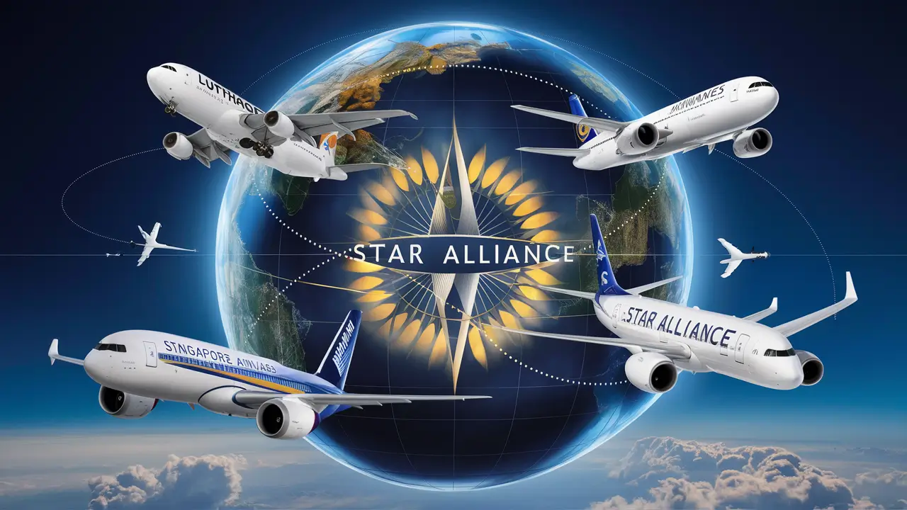 Who are the five Star Alliance airlines?