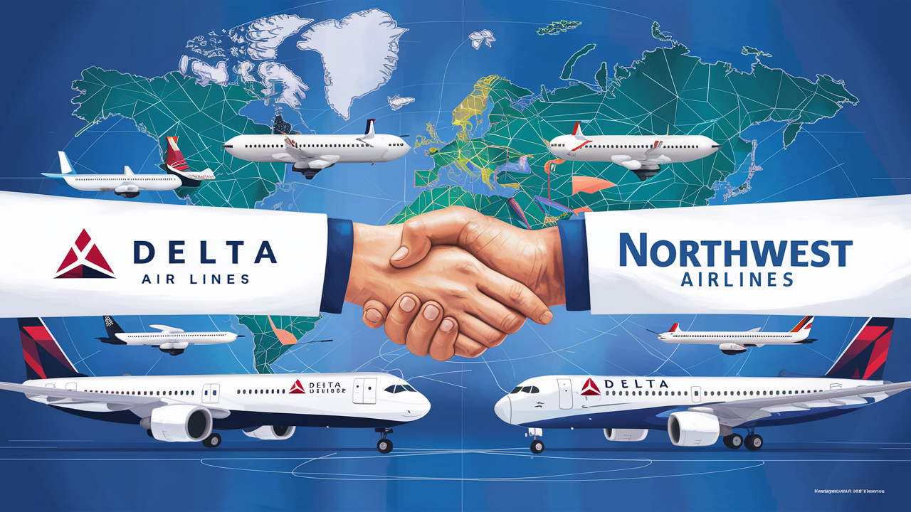 Who did Delta merge with?