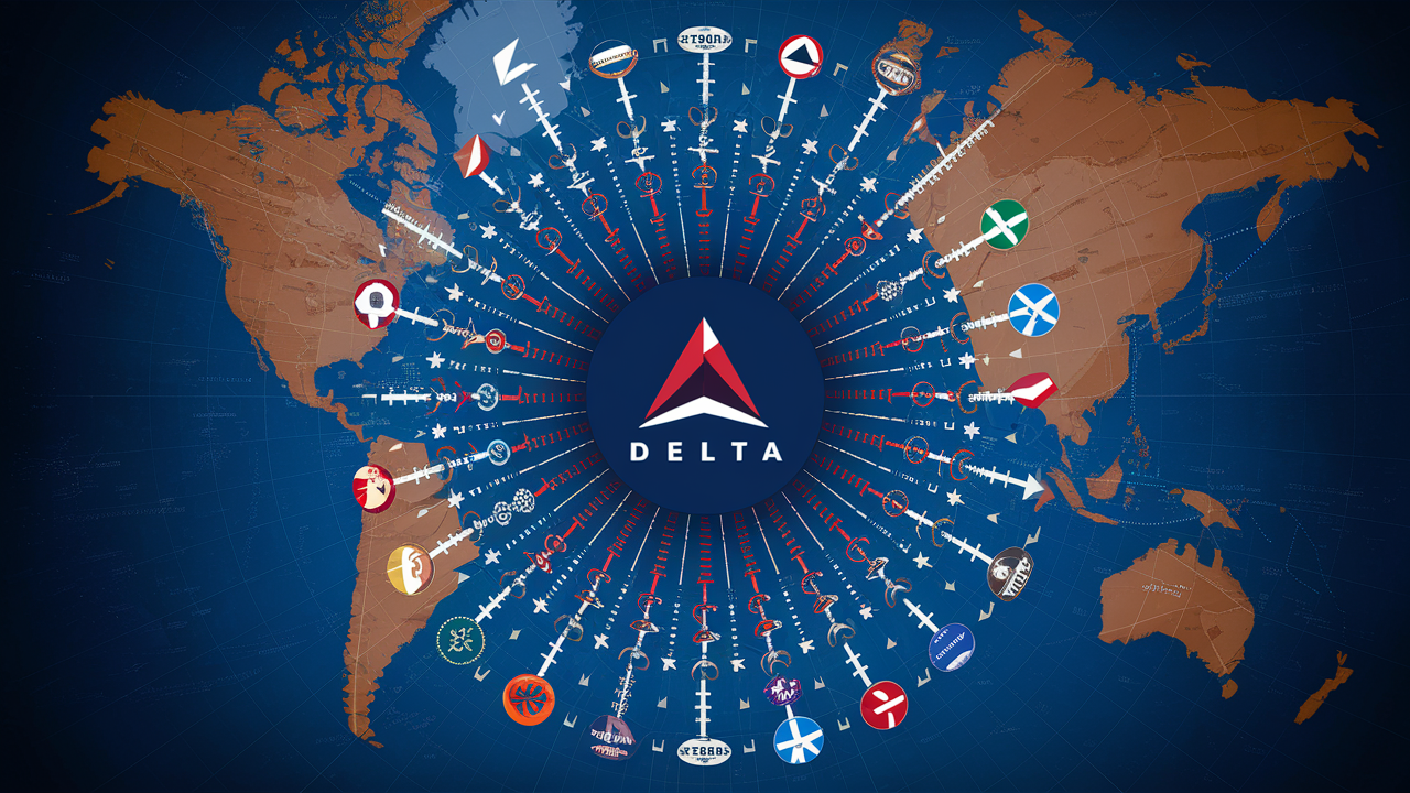 Who is Delta partnered with?