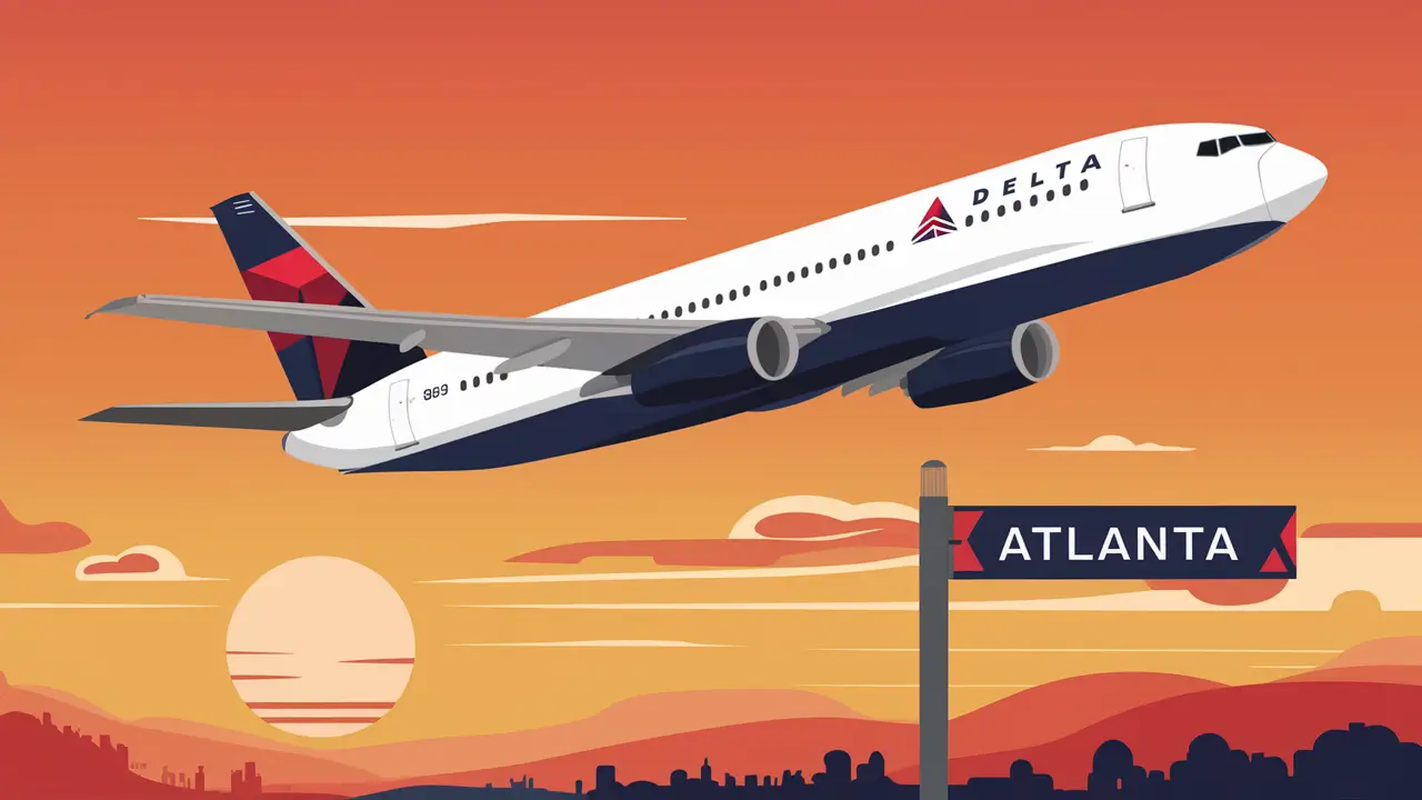 Why do all Delta flights go to Atlanta?