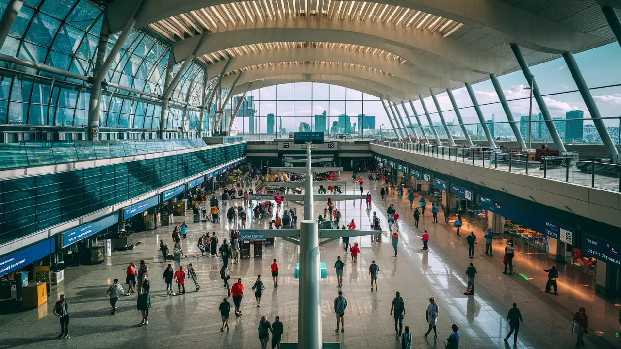 Why is the Atlanta airport famous?