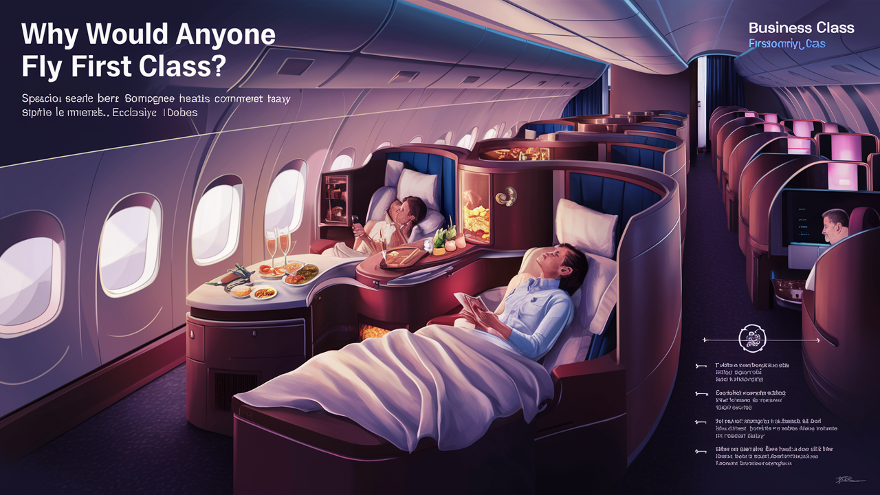 Why would anyone fly first class?